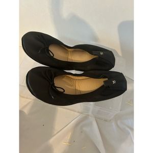 Yosi Samra black ballet travel flats size 8 foldable